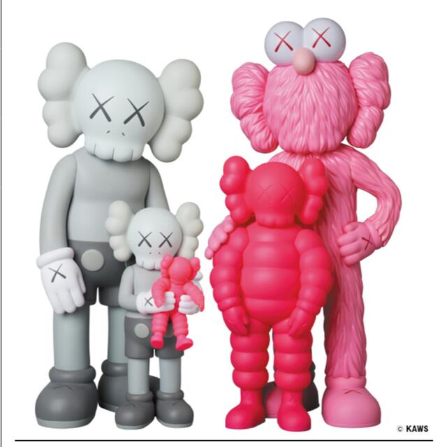 その他KAWS FAMILY GREY/PINK/FLUORO PINK