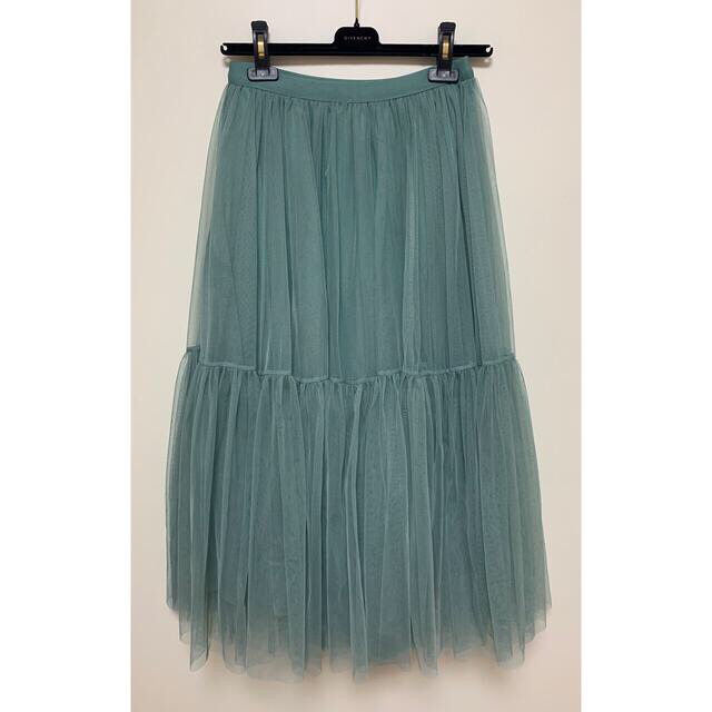 ディオール風チュールスカート　ロングスカート レディースのスカート(ロングスカート)の商品写真