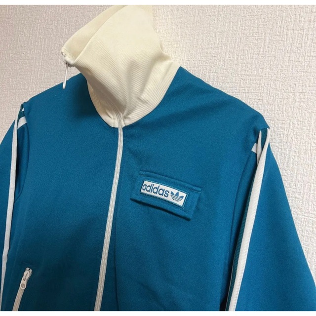 入手困難】ジャージ 80,s国旗タグ 希少カラーvintage adidas - ジャージ