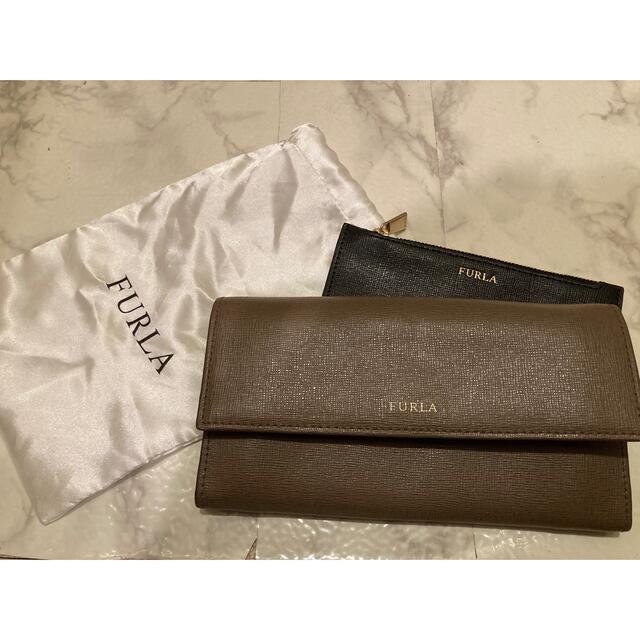 FURLA SOFIA continental wallet 長財布 ベッコウ