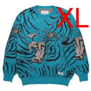に値下げ! 新品 WACKOMARIA TIM LEHI SWEATER ブルー 完売最安値