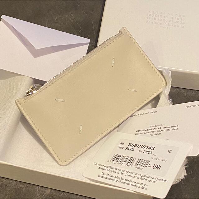 【新品未使用 定価 49,500円】メゾンマルジェラ ジップ付きカードケース