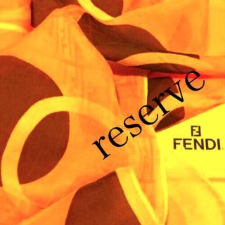 フェンディ(FENDI)の専用🌻フェンディ シルクスカーフ　シフォン　ズッカベース　himawari(バンダナ/スカーフ)