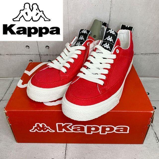 Kappa カッパ  靴 スニーカー ローカット カジュアル レッド 26㎝ 春