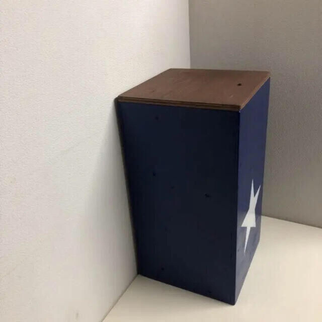 DUST BOX NAVY×WALNUT