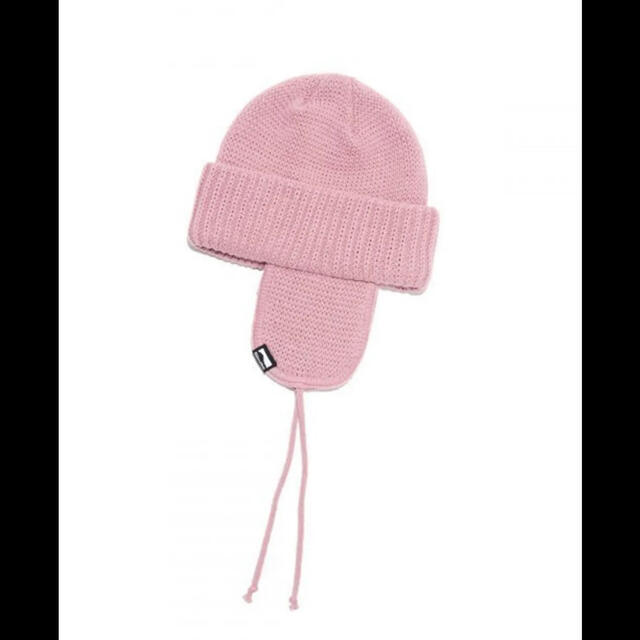 dimito ニット帽 ピンク 耳当て ディミト レディースの帽子(ニット帽/ビーニー)の商品写真