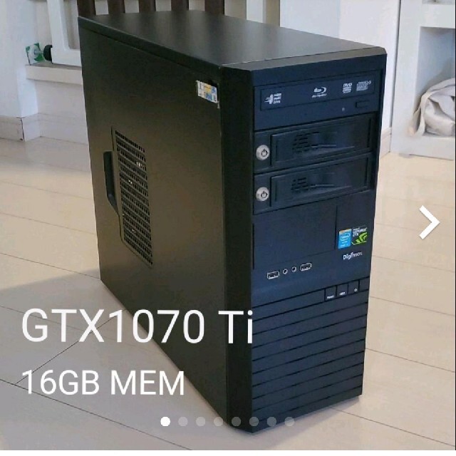 ゲーミングPC Geforce GTX1070Ti　i7 4770