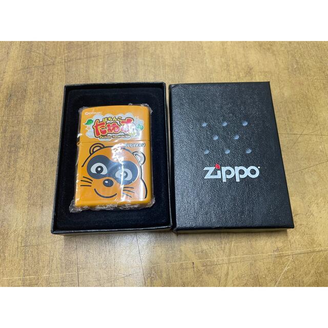 ZIPPO(ジッポー)のたぬ吉くん！ぱちんこ！KYORAKU！非売品　ZIPPO　新品未使用　レア メンズのファッション小物(タバコグッズ)の商品写真