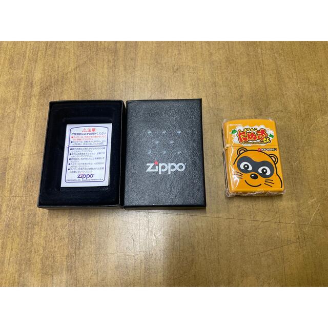 ZIPPO(ジッポー)のたぬ吉くん！ぱちんこ！KYORAKU！非売品　ZIPPO　新品未使用　レア メンズのファッション小物(タバコグッズ)の商品写真