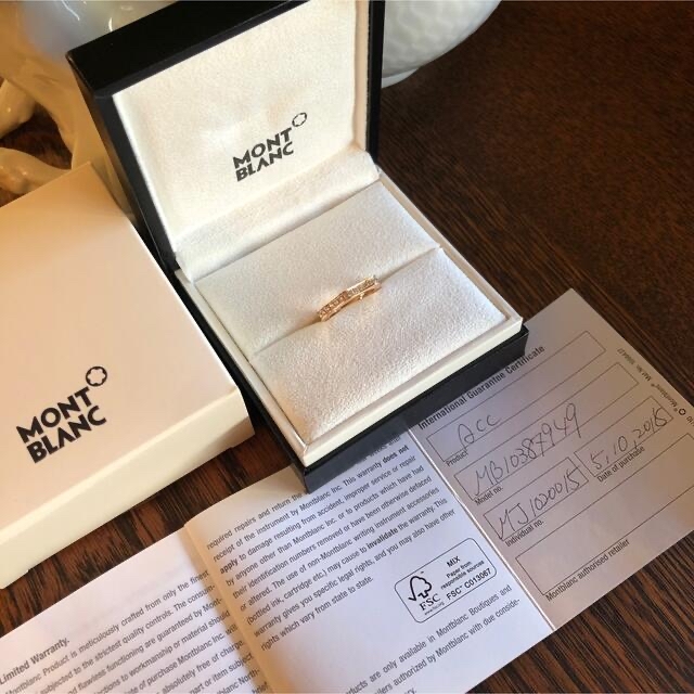 MONTBLANC - 希少 モンブラン フルエタニティリング セット PGの MONTBLANC - 希少 モンブラン フルエタニティリング セット PGの