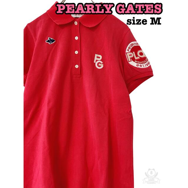 PEARLY GATES パーリーゲイツ　ポロシャツ　半袖　レディースM 春夏ウエア