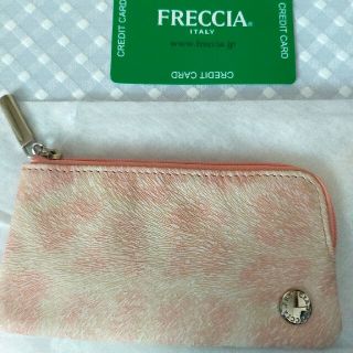 FRECCIA ハラコ型押し コインケース カードケース(コインケース)