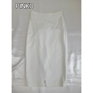 ピンコ(PINKO)の専用です！♪ PINKO ハイパーストレッチスカート　白(ひざ丈スカート)