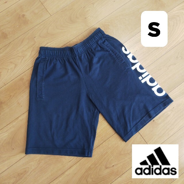 adidas(アディダス)の即日発送★adidas アディダス ショートパンツ ハーフパンツ 紺 メンズS メンズのパンツ(ショートパンツ)の商品写真