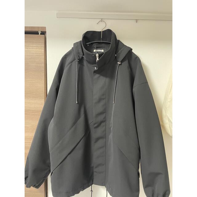 AURALEE - AURALEE wool max canvas hooded blousonの通販 by す AURALEE - AURALEE wool max canvas hooded blousonの通販 by す