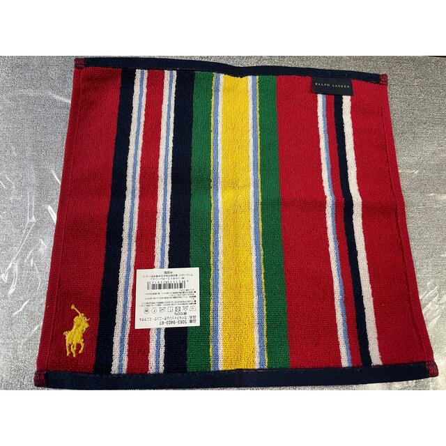 POLO RALPH LAUREN(ポロラルフローレン)の新品　ラルフローレン　ハンカチ　ハンドタオル　ギフト　 メンズのファッション小物(ハンカチ/ポケットチーフ)の商品写真