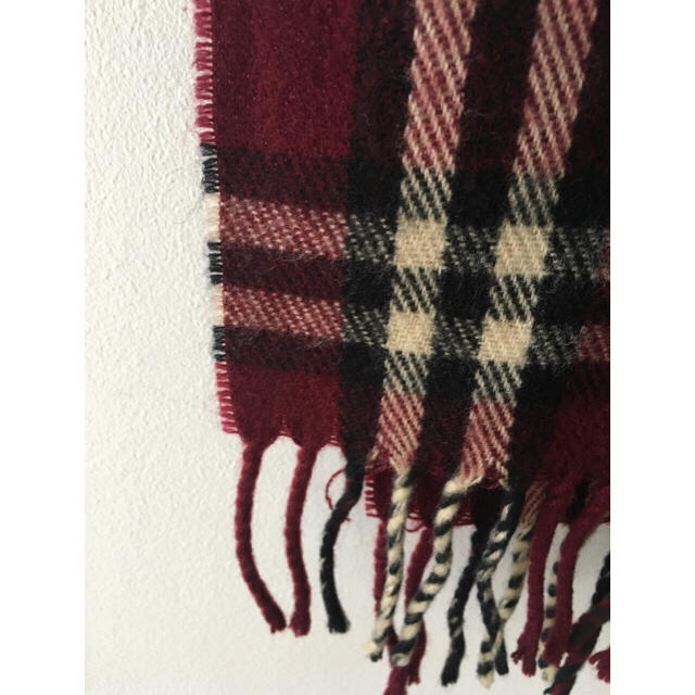 BURBERRY(バーバリー)のバーバリーマフラー 赤 メンズのファッション小物(マフラー)の商品写真