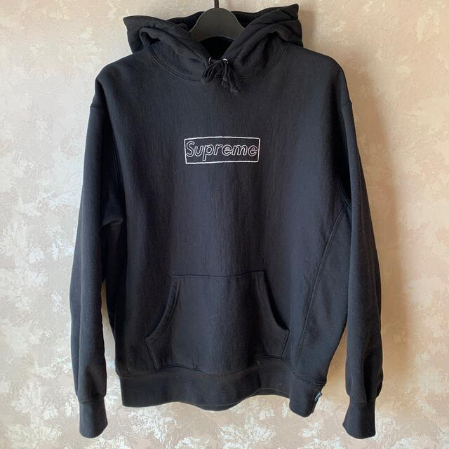 supreme シュプリーム kaws chalk logo hooded