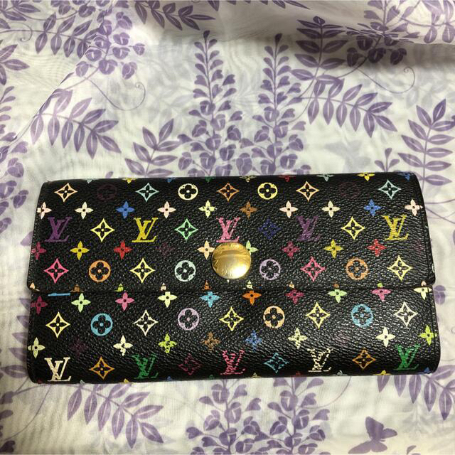 LOUIS VUITTON(ルイヴィトン)のルイヴィトン　モノグラム　マルチカラー　長財布 レディースのファッション小物(財布)の商品写真