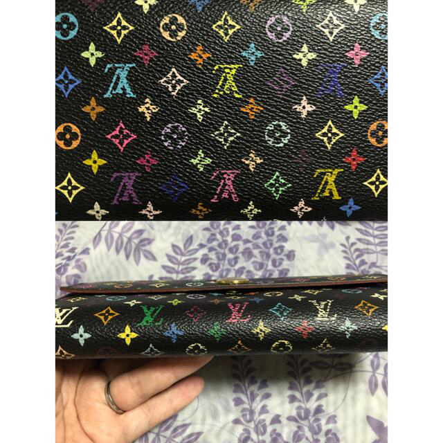 LOUIS VUITTON(ルイヴィトン)のルイヴィトン　モノグラム　マルチカラー　長財布 レディースのファッション小物(財布)の商品写真