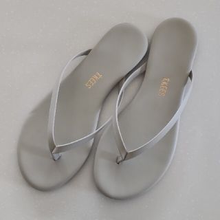 アパルトモンドゥーズィエムクラス(L'Appartement DEUXIEME CLASSE)のサイズ36 TKEES SANDAL Lily Vegan Matte Grey(ビーチサンダル)