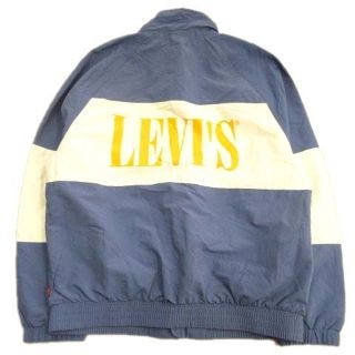 リーバイス(Levi's)の美品 リーバイス Levi's ロゴ バック プリント ナイロン ジャケット(ブルゾン)