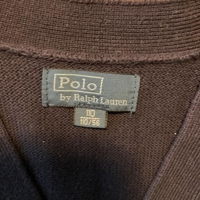 POLO RALPH LAUREN(ポロラルフローレン)の値下げ　ラルフローレン　カーディガン　110 キッズ/ベビー/マタニティのキッズ服男の子用(90cm~)(カーディガン)の商品写真