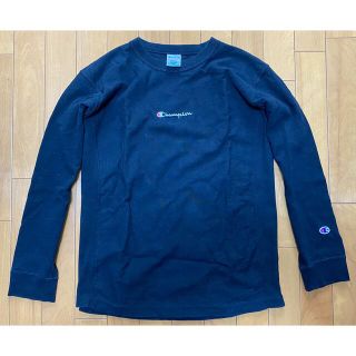 チャンピオン(Champion)のチャンピオン リバースウィーブ 長袖Tシャツ ロンT スウェット(M)黒(Tシャツ/カットソー(七分/長袖))