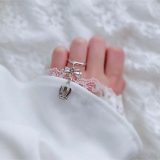 crown & ribbon ring(リング)