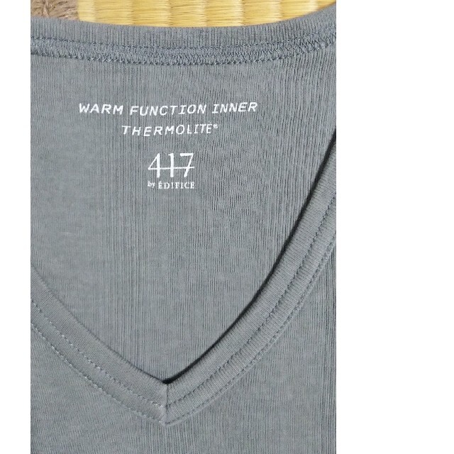 417 EDIFICE(フォーワンセブンエディフィス)の417 EDIFICE サーモライト カットソー 保温 M エディフィス メンズのトップス(Tシャツ/カットソー(七分/長袖))の商品写真