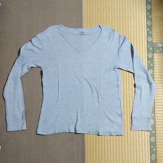 シップスジェットブルー(SHIPS JET BLUE)のシップスジェットブルー Vネックカットソー M SHIPS(Tシャツ/カットソー(七分/長袖))