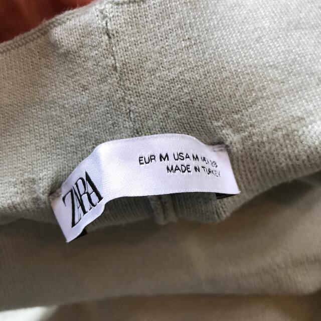 ZARA(ザラ)の試着のみ　ZARA ザラ　センタープレスニットパンツ　M レディースのパンツ(カジュアルパンツ)の商品写真