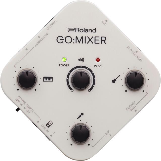 Rolandローランド GO:MIXER オーディオインターフェイス ライブ配信 1