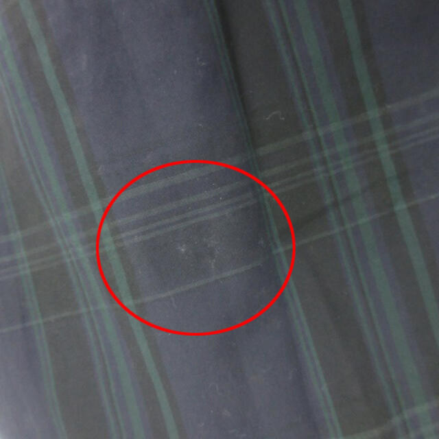 Techichi(テチチ)のテチチ Te chichi フレアスカート ひざ丈 チェック柄 S ネイビー 紺 レディースのスカート(ひざ丈スカート)の商品写真