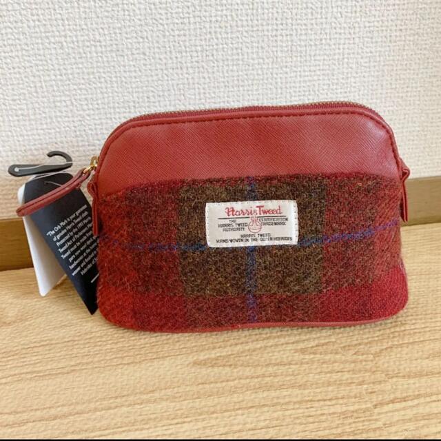 Harris Tweed(ハリスツイード)の新品　しまむら　ハリスツィード  コラボ　ポーチ レディースのファッション小物(ポーチ)の商品写真