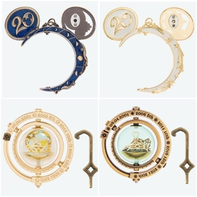 【2セット】ディズニーシー クリスタルスフィア 20周年