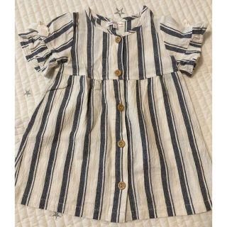 しまむら 子供 ワンピース(女の子)(ストライプ)の通販 31点