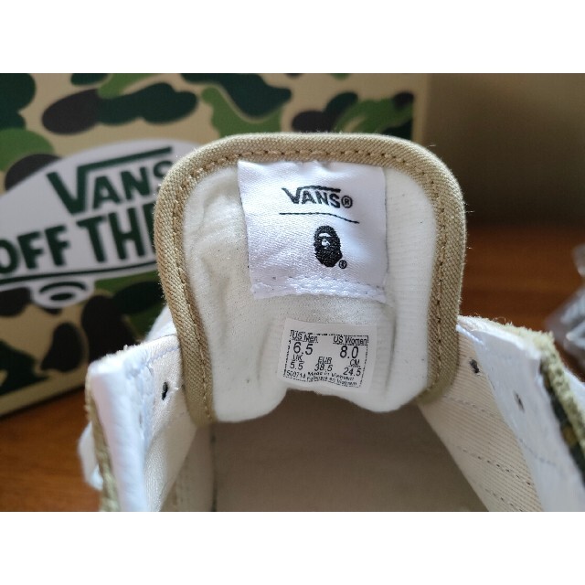 A BATHING APE(アベイシングエイプ)の★【新品未使用】BAPE X VANS ABC CAMO OLD SKOOL M レディースの靴/シューズ(スニーカー)の商品写真