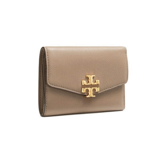 【新品】トリーバーチ　Tory Burch　折り財布　アースカラー　ベージュ