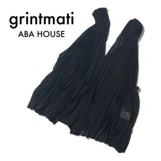 アバハウス(ABAHOUSE)の美品アバハウスグリントマティ プリーツベスト 個性的デザイン 黒 36 S〜M(ベスト/ジレ)