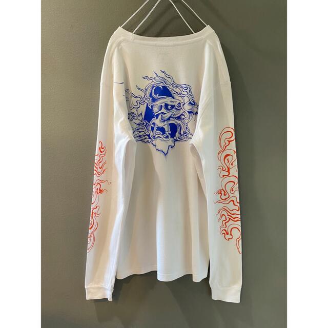 STUSSY(ステューシー)の古着 ビンテージ STUSSY ステューシー ロング Tシャツ ドラゴン 希少 メンズのトップス(Tシャツ/カットソー(七分/長袖))の商品写真