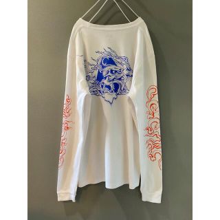 ステューシー(STUSSY)の古着 ビンテージ STUSSY ステューシー ロング Tシャツ ドラゴン 希少(Tシャツ/カットソー(七分/長袖))