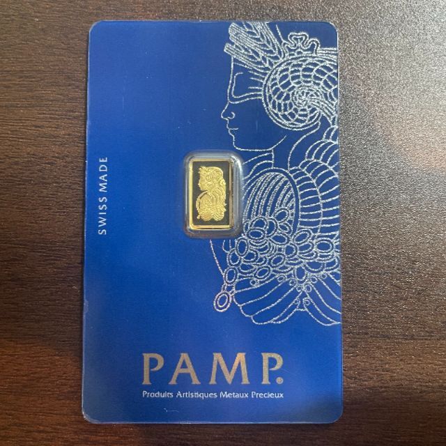 スイス PAMP社 純金1gカード