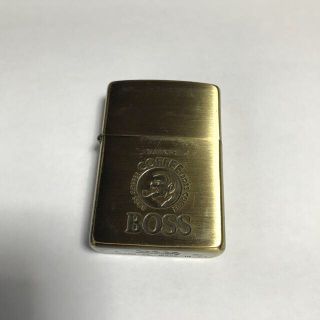 ジッポー(ZIPPO)のサントリーBOSSライター。(タバコグッズ)