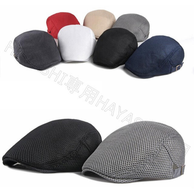 ハンチング帽 　夏用帽子　キャップ　 　ベレー帽　即日発送　送料無料 帽子 メンズの帽子(ハンチング/ベレー帽)の商品写真