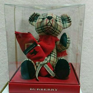 バーバリー(BURBERRY)の【再★値下げ】未使用☆BURBERRY ベア & ハンカチ セット(ハンカチ)