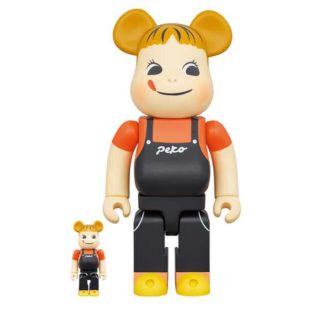 ベアブリック(BE@RBRICK)のベアブリック ミルキー 100% 400% bearbrick ペコちゃん(その他)