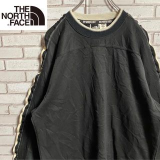 ザノースフェイス(THE NORTH FACE)の90s 古着 ノースフェイス スウェット 刺繍ロゴ ビッグシルエット ゆるだぼ(スウェット)