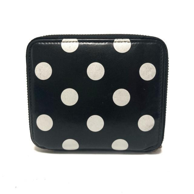 COMME des GARCONS(コムデギャルソン)のコムデギャルソン 2つ折り財布 - 黒×白 レディースのファッション小物(財布)の商品写真