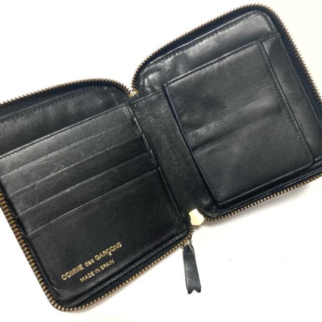 COMME des GARCONS(コムデギャルソン)のコムデギャルソン 2つ折り財布 - 黒×白 レディースのファッション小物(財布)の商品写真